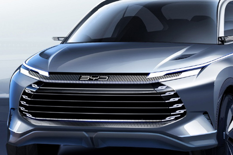 圖為比亞迪概念車示意圖,非「仰望汽車」新車。