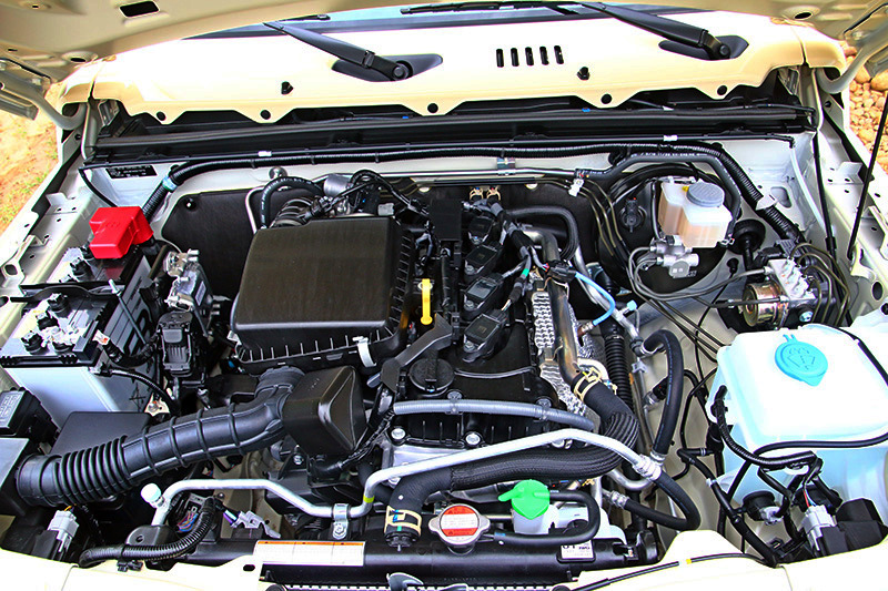 Jimny五門版動力有可能還會是1.5升自然進氣。