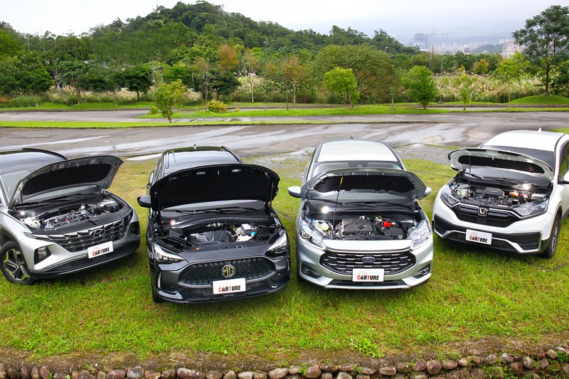 四款SUV皆以小排量渦輪增壓引擎作為動力單元,在科技與稅負上差距有限,能源局平均油耗成績則以Kuga最佳。