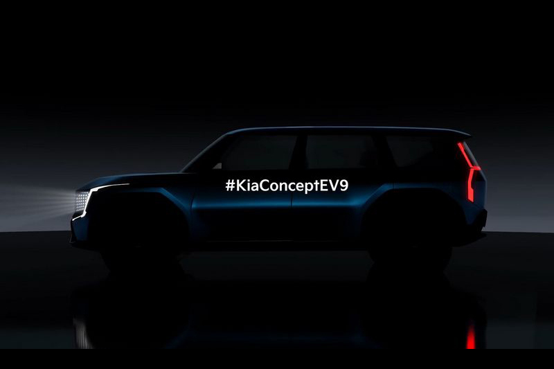 Kia印度又公布EV9將會在1/13的AutoExpo現身,但應該只是概念車。