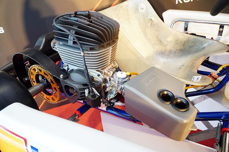 KA100將動力系統更換成IAME Reedjet KA10二行程引擎