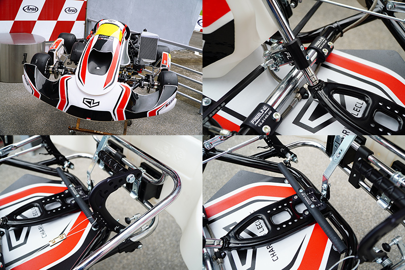 Birel ART S15全新車架除了換上全新空力套件,在腳踏板與轉向結構上精進,提供更寬廣的調整空間。