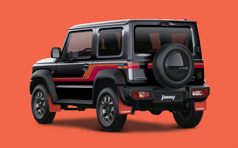 Jimny Heritage提供白、黑，灰、綠四種車色。