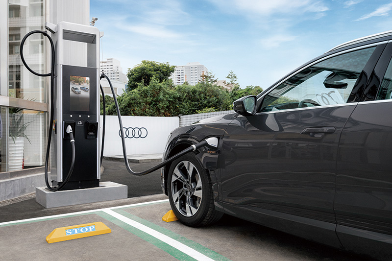 Audi南港展示中心,社友第11座Audi極速快充站預計2023年第二季啟用。