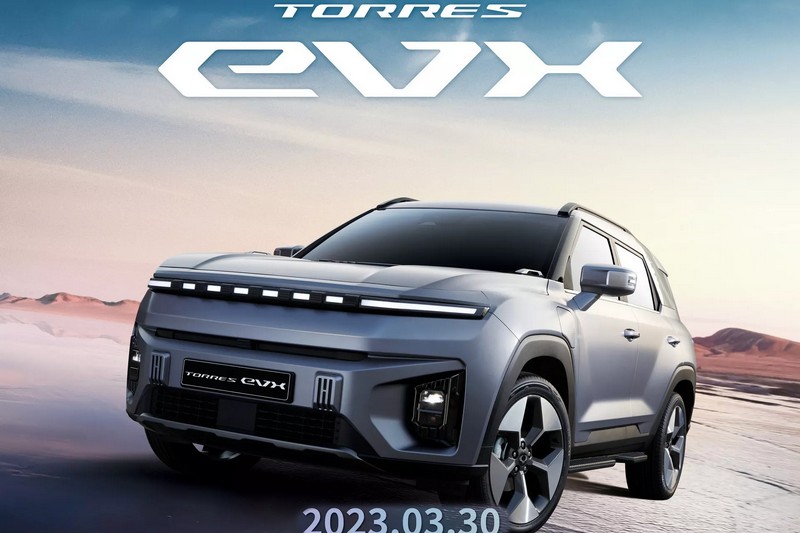  說好的電動車來了，KG Mobility(Ssangyong)釋出預告月底首爾車展Torres EVX亮相 