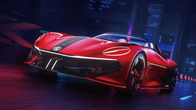 當時的概念車樣貌看起來像是超級跑車，但現在量產的這輛Cyberster小跑車其實也不差。