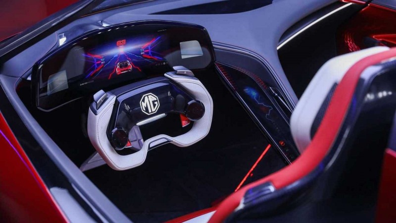 概念車的內裝非常新穎，不過量產版本應該不會使用上這麼前衛的設計。