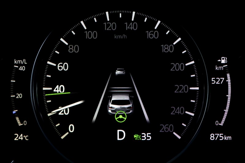 全速域主動車距控制巡航與全速域巡航模式車道維持輔助系統,讓車輛巡航時能維持於車道中央。