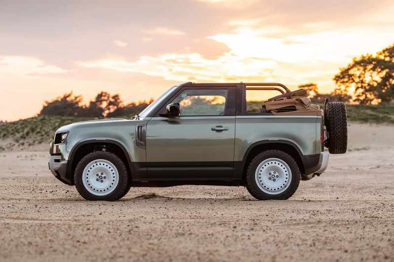 Heritage Customs推出Valiance車型,將Defender 90變身成敞篷車。