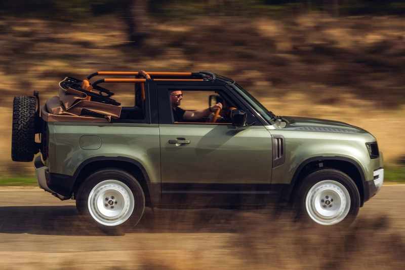 Defender變成敞篷其實相當迷人。