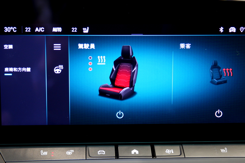 環景影像輔助、空氣淨化系統、雙前座與方向盤加熱是GS Line潮流版專屬配備。