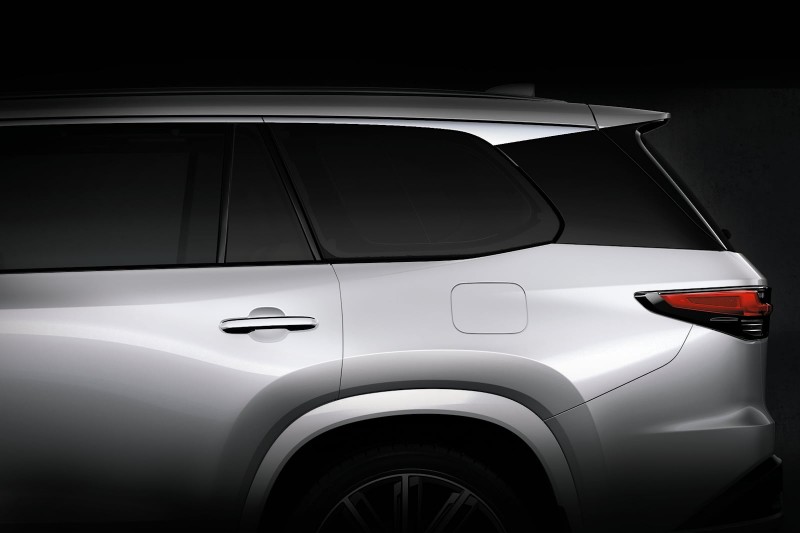 全新的TX更強調第三排的空間感,預計將會是一輛舒適的大型休旅車。