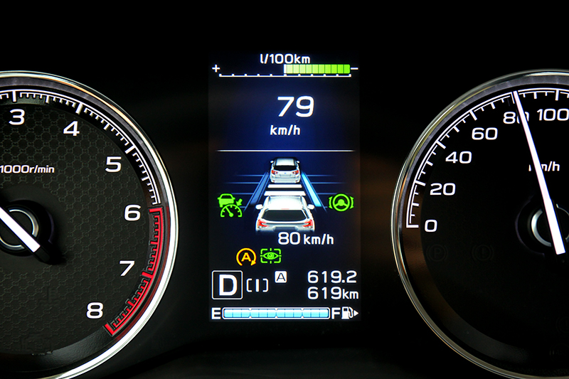 Forester一樣有配置EyeSight 4.0,並且還多了DMS智能駕駛警示與手勢控制空調溫度功能。