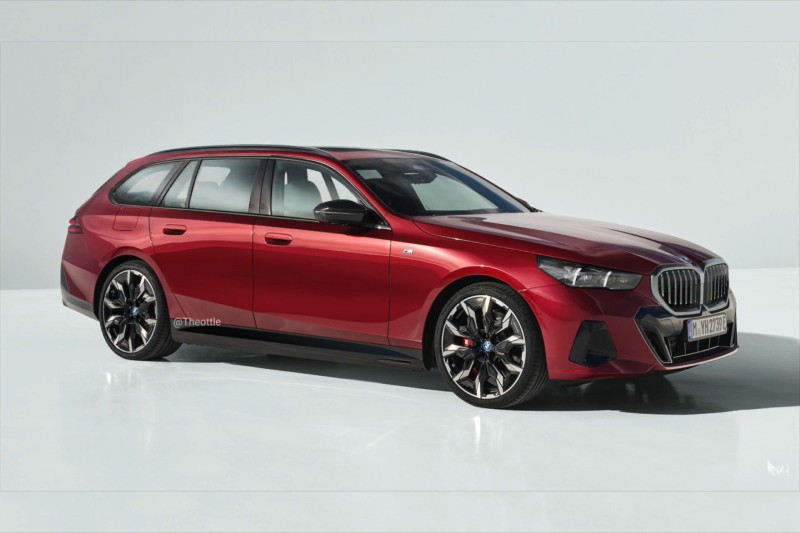 知名數位藝術家Theottle將最新的5系列結合3 Touring的車尾,創造出5 Touring的外觀。