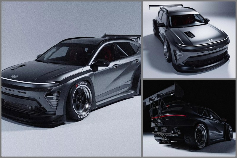 Hyundai Kona經過了改裝之後其實也可以擁有相當熱血的面貌。