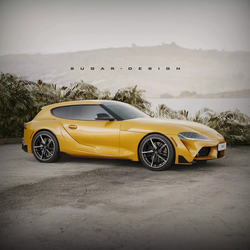 改造之後車頭完全沒變,但B柱之後的線條有著重大變化。