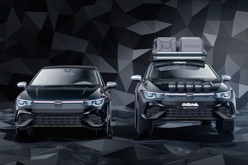 Golf經過改裝之後將會升高80mm,讓車輛看起來非常粗獷。