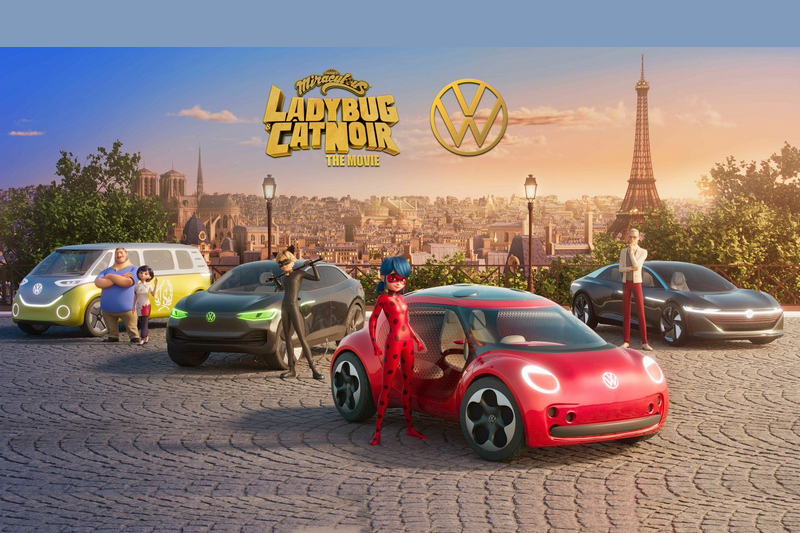 與電影《Miraculous:Ladybug&Cat Noir》合作女主角車款又是Electric Beetle概念車,又增加了電動金龜車的可能性。
