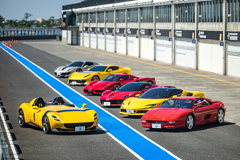 大鵬灣國際賽道於7月15、16日舉辦賽道嘉年華開幕活動,活動期間擁有悠久賽道歷史的Ferrari多款傳奇名駒首次在台同場亮相。