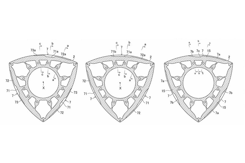 Mazda有申請六項關於轉子引擎專利。