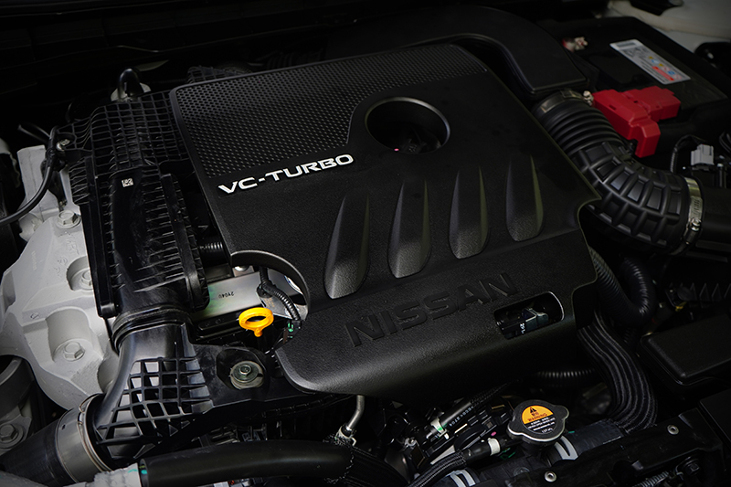 Altima配置了堪稱工藝精品的2.0升VC-Turbo直列四缸可變壓縮比渦輪增壓引擎。
