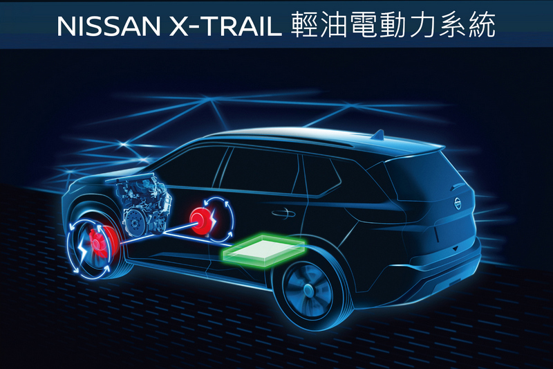 X-Trail輕油電車型下半年登場。