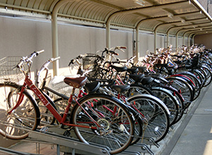 自転車置き場も確認が必要