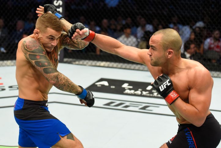 UFC 211:エディ・アルバレス vs. ダスティン・ポワリエ【アメリカ・テキサス州ダラス/2017年5月13日(Photo by Josh Hedges/Zuffa LLC/Zuffa LLC via Getty Images)】