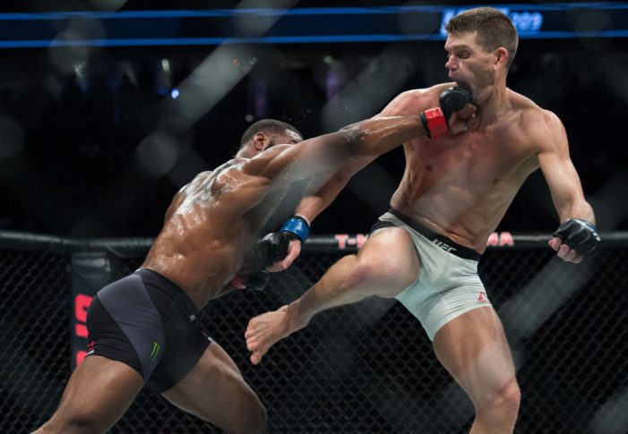UFC 209:タイロン・ウッドリー vs. スティーブン・トンプソン【アメリカ・ネバダ州ラスベガス/2017年3月4日(Photo by Brandon Magnus/Zuffa LLC/Zuffa LLC via Getty Images)】