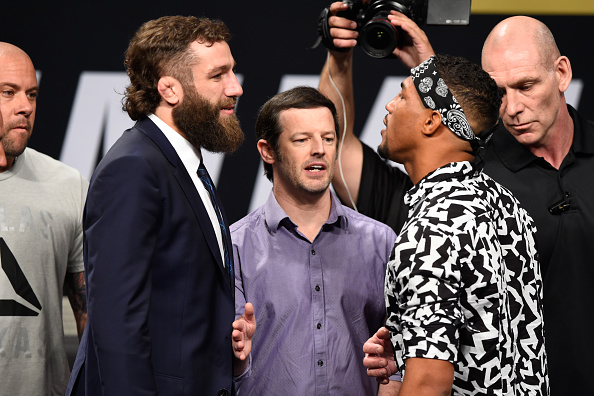 UFCサマーキックオフ記者会見:マイケル・キエーザとケビン・リー【Photo by Josh Hedges/Zuffa LLC/Zuffa LLC via Getty Images】