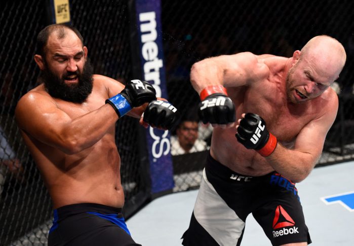 UFCファイトナイト・オクラホマシティ:ティム・ボーシュ vs. ジョニー・ヘンドリックス【オクラホマ州・アメリカ/2017年6月25日(Photo by Brandon Magnus/Zuffa LLC/Zuffa LLC via Getty Images)】