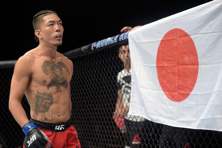 TUFリデンプションフィナーレ:グレイ・メイナード vs. 石原“夜叉坊”暉仁【アメリカ・ネバダ州ラスベガス/2017年7月7日(Photo by Brandon Magnus/Zuffa LLC/Zuffa LLC via Getty Images)】