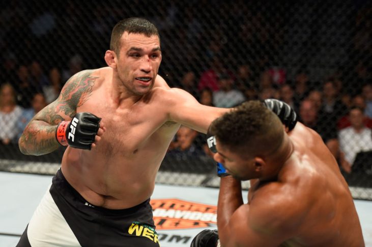 UFC 213:ファブリシオ・ヴェウドゥム vs. アリスター・オーフレイム【アメリカ・ネバダ州ラスベガス/2017年7月8日(Photo by Josh Hedges/Zuffa LLC/Zuffa LLC via Getty Images)】