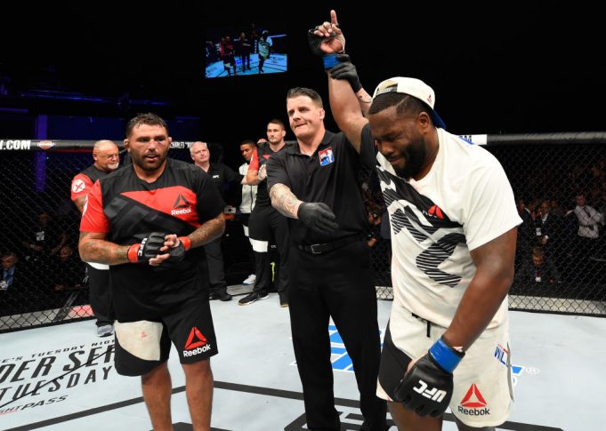UFCファイトナイト・グラスゴー:ジェームス・マルヘロン vs. ジャスティン・ウィリス【スコットランド・グラスゴー/2017年7月16日(Photo by Josh Hedges/Zuffa LLC/Zuffa LLC via Getty Images)】