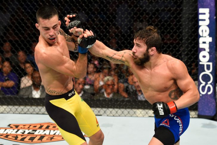 UFCファイトナイト・ロングアイランド:ジミー・リベラ vs. トーマス・アウメイダ【ニューヨーク州・アメリカ/2017年7月22日(Photo by Josh Hedges/Zuffa LLC/Zuffa LLC via Getty Images)】