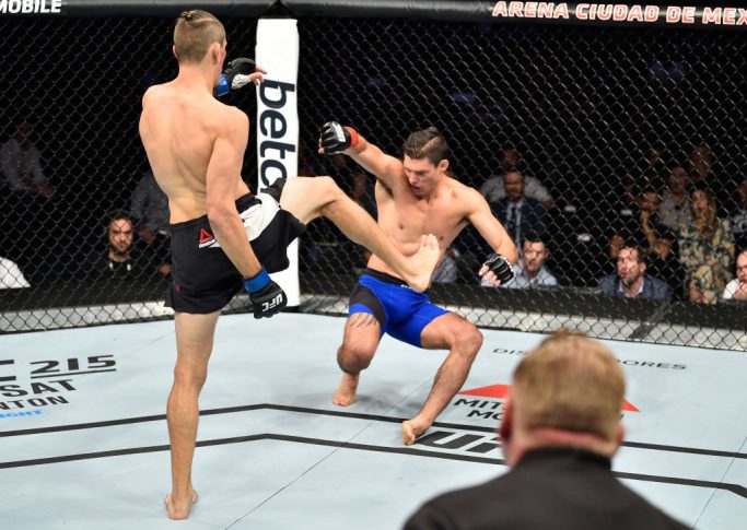UFCファイトナイト・メキシコシティ:アラン・ジョバーン vs. ニコ・プライス【メキシコ・メキシコシティ/2017年8月5日(Photo by Jeff Bottari/Zuffa LLC/Zuffa LLC via Getty Images)】