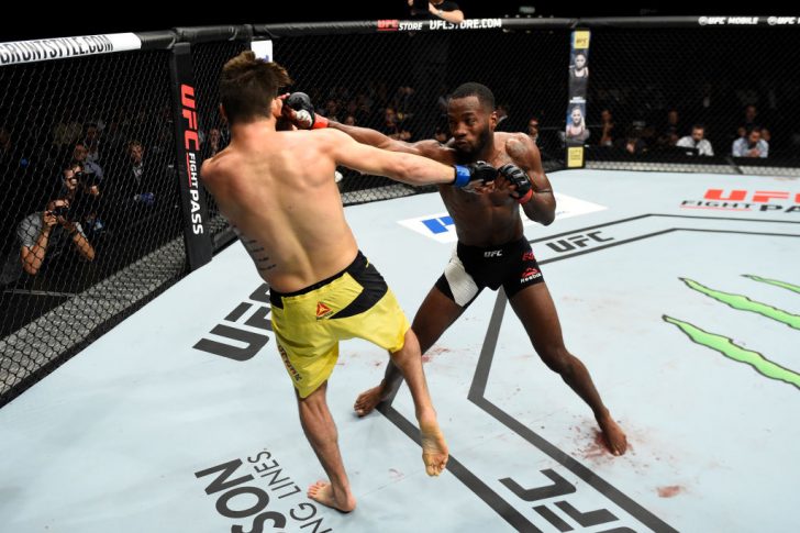 UFCファイトナイト・ロッテルダム:レオン・エドワーズ vs. ブライアン・バーバリーナ【オランダ・ロッテルダム/2017年9月2日(Photo by Josh Hedges/Zuffa LLC/Zuffa LLC via Getty Images)】