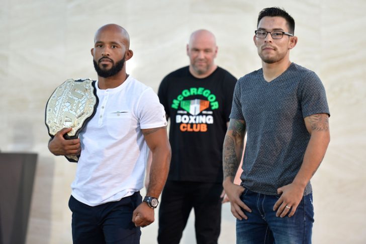 UFC 215:デメトリアス・ジョンソン vs. レイ・ボーグ【2017年8月24日(Photo by Brandon Magnus/Zuffa LLC/Zuffa LLC via Getty Images)】