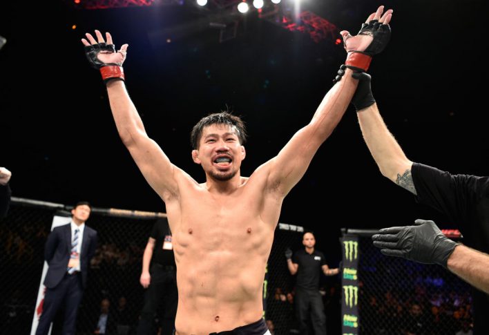 UFCファイトナイト・ジャパン:中村K太郎 vs. アレックス・モロノ【日本・埼玉/2017年9月23日(Photo by Jeff Bottari/Zuffa LLC/Zuffa LLC via Getty Images)】