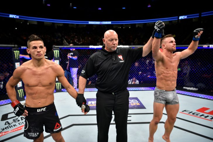 UFC 216:トム・デュケノア vs. コーディ・ステーマン【アメリカ・ネバダ州ラスベガス/2017年10月7日(Photo by Jeff Bottari/Zuffa LLC/Zuffa LLC via Getty Images)】