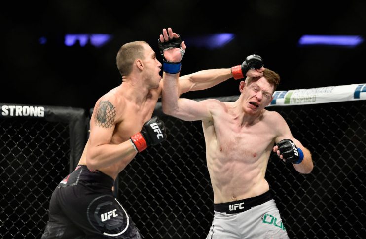 UFC 217:ジェームズ・ビック vs. ジョー・ダフィー【アメリカ・ニューヨーク州ニューヨーク/2017年11月4日(Photo by Jeff Bottari/Zuffa LLC/Zuffa LLC via Getty Images)】