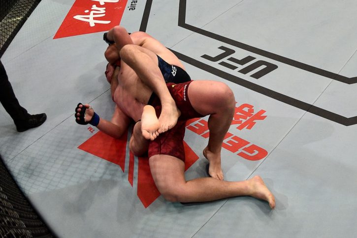 UFCファイトナイト上海:シリル・アスカー vs. フー・ヤオゾン【中国・上海/2017年11月25日(Photo by Brandon Magnus/Zuffa LLC via Getty Images)】