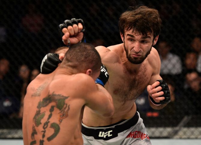 UFCファイトナイト上海:ザビット・マゴメドシャリポフ vs. シェイモン・モラエス【中国・上海/2017年11月25日(Photo by Brandon Magnus/Zuffa LLC via Getty Images)】