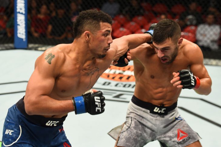 UFC 218:ダビッド・テイムル vs. ドラッカー・クロース【アメリカ・ミシガン州デトロイト/2017年12月2日(Photo by Josh Hedges/Zuffa LLC/Zuffa LLC via Getty Images)】