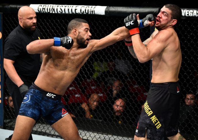 UFCファイトナイト・フレズノ:アントニオ・ブラガ・ネト vs. トレヴィン・ジャイルズ【カリフォルニア州フレズノ・アメリカ/2017年12月9日(Photo by Jeff Bottari/Zuffa LLC/Zuffa LLC via Getty Images)】