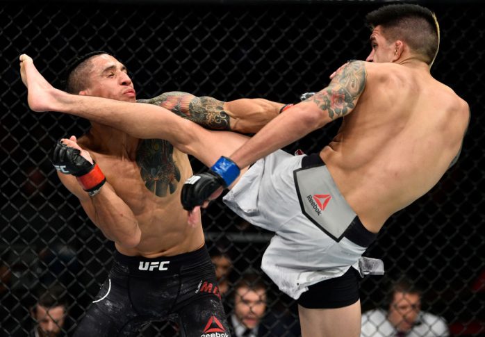UFCファイトナイト・フレズノ:アルバート・モラレス vs. ベニート・ロペス【カリフォルニア州フレズノ・アメリカ/2017年12月9日(Photo by Jeff Bottari/Zuffa LLC/Zuffa LLC via Getty Images)】