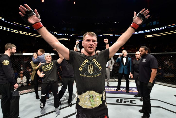 UFC 220:スティペ・ミオシッチ vs. フランシス・ガヌー【アメリカ・マサチューセッツ州ボストン/2018年1月20日(Photo by Jeff Bottari/Zuffa LLC/Zuffa LLC via Getty Images)】