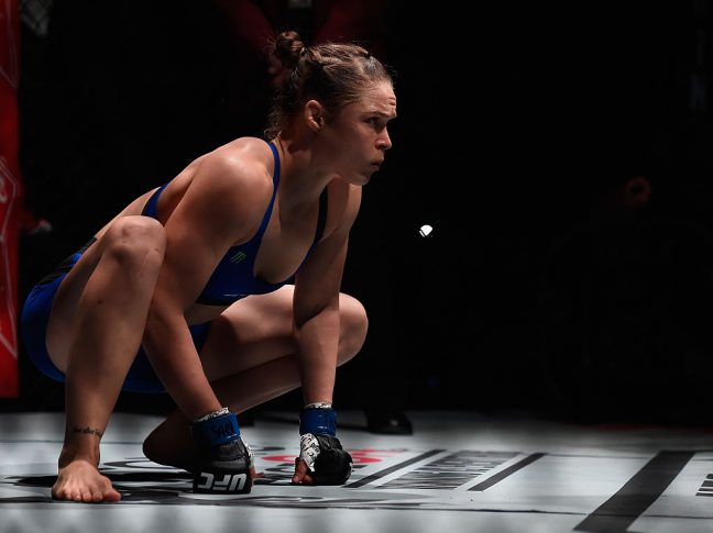 UFC 207:アマンダ・ヌネス vs. ロンダ・ラウジー【Photo by Brandon Magnus/Zuffa LLC/Zuffa LLC via Getty Images】