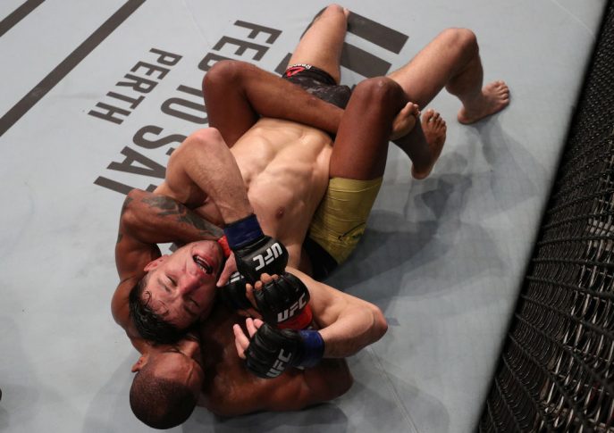 UFCファイトナイト・ベレン:アラン・パトリック vs. ダミア・ハゾビック【ブラジル・ベレン/2018年2月3日(Photo by Buda Mendes/Zuffa LLC/Zuffa LLC via Getty Images)】