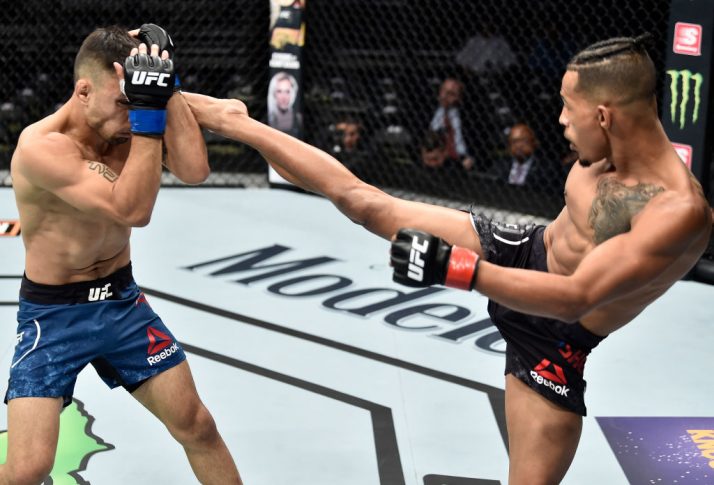 UFCファイトナイト・オーランド:エリック・シェルトン vs. アレックス・ペレス【アメリカ・フロリダ州オーランド/2018年2月24日(Photo by Jeff Bottari/Zuffa LLC/Zuffa LLC via Getty Images)】